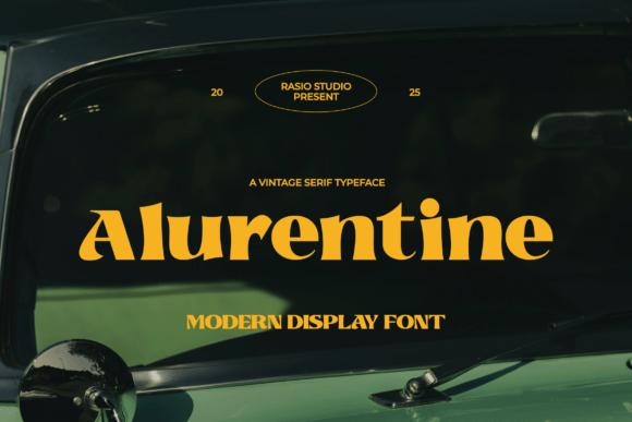 Alurentine: A Vintage Serif Typeface for Handmade Branding