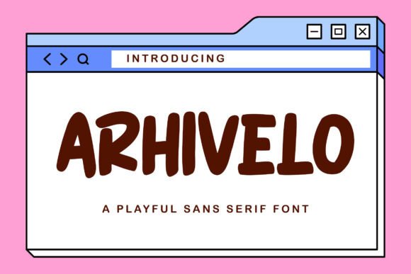 Arhivelo: The Playful Typeface for Bold Small Business Branding