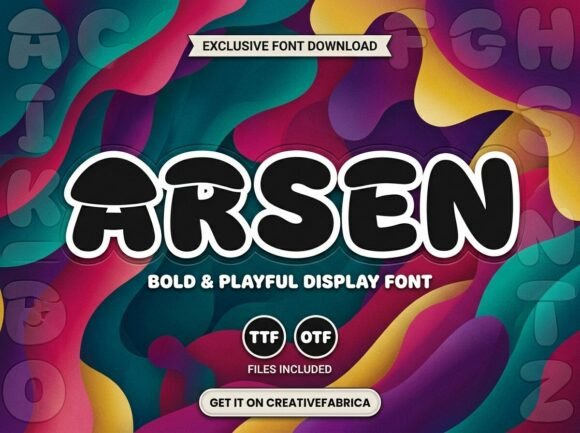 Arsen: The Decorative Typeface That Elevates Handmade Brands