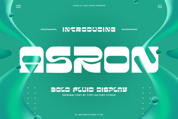 Asron Font Review: A Bold Display Typeface for Modern Branding