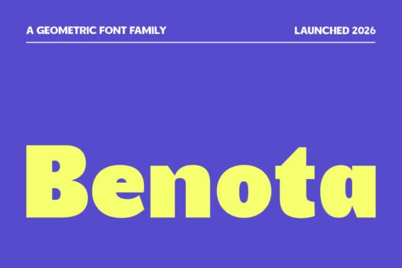 Benota: The Modern Sans Serif Font for Strong Brand Identity
