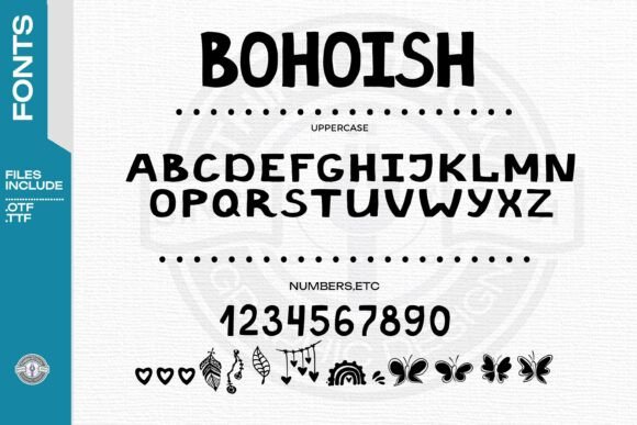 Bohoish: A Playful Display Font for Creative Brand Identity