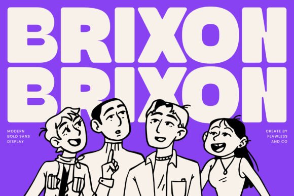 Brixon: The Bold Sans Serif Typeface for High-Impact Campaigns