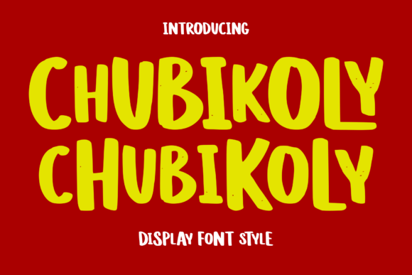 Chubikoly: A Cheerful Typeface for Modern Editorial Design