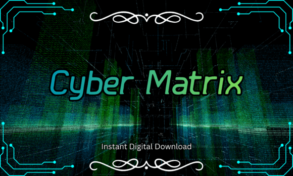 Cyber Matrix: The Futuristic Typeface That Elevates Your Handmade Shop