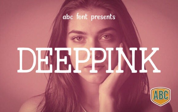 Deeppink: A Bold Slab Serif Typeface for Web Design