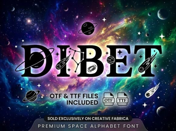 Dibet: The Cosmic Typeface That Transformed My Brand Identity