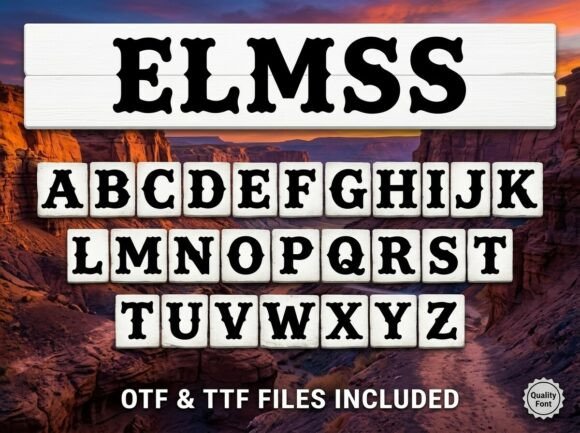 Elmss: A Slab Serif Built for Real-World Branding