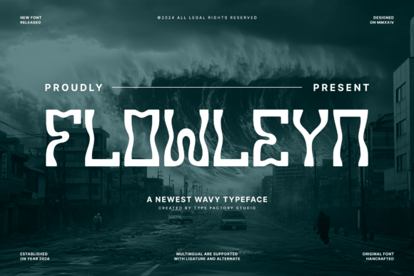 Flowleyn: The Wavy Typeface for Dynamic Web Design
