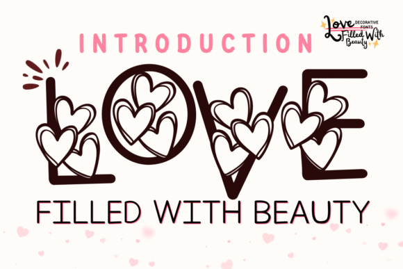 Love Filled with Beauty: A Display Font for Modern Web Design