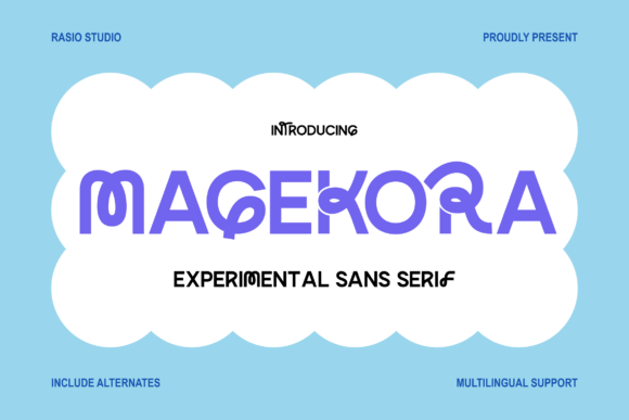 Magekora: The Modern Sans Serif Font for Handmade Labels and Signs