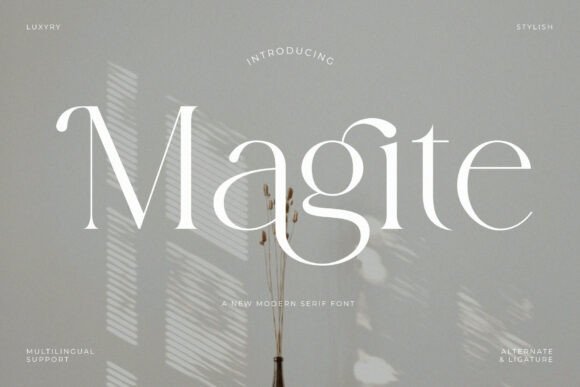 Magite: The Ethereal Serif for Modern Web Design