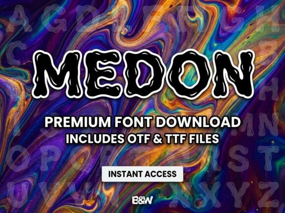 Medon: The Premium Display Typeface for Editorial Design