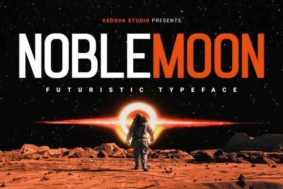 Noblemoon: A Futuristic Sans Serif for Bold Brand Identities