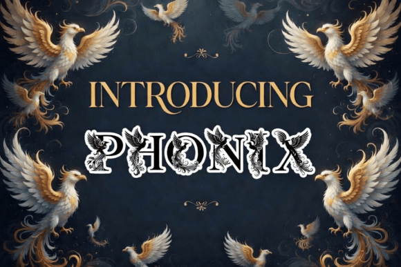 Phonix: A Majestic Typeface for Editorial Design