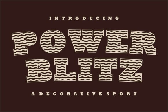 Power Blitz: The Bold Slab Serif Font for Handmade Brands