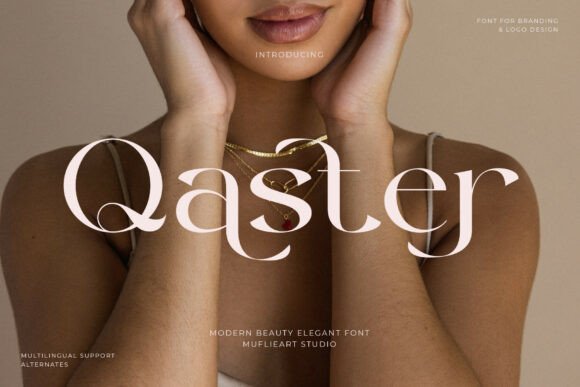Qaster: The Elegant Serif Font for Premium Brand Identity