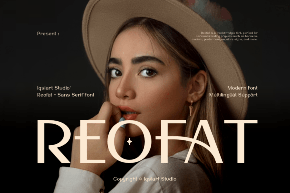 Reofat: A Modern Sans Serif Font for High-Impact Campaigns