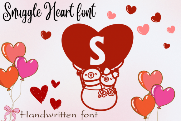 Snuggle Heart: The Romantic Font for Handmade Labels and Cards