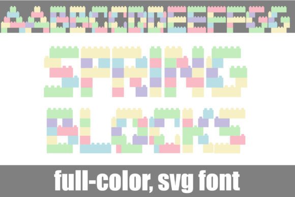 Spring Blocks: A Playful Display Typeface for Bold Branding