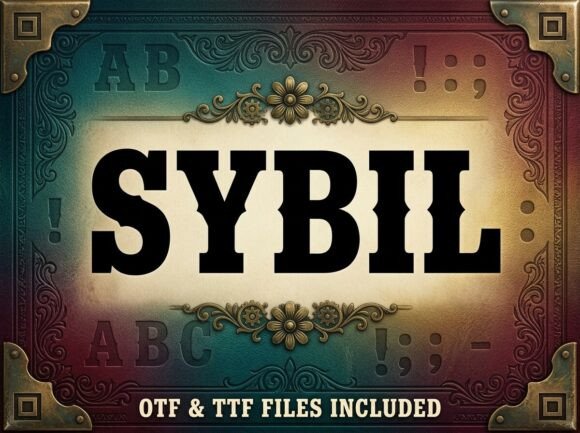 Sybil: The Perfect Decorative Typeface for Bold Brand Identity