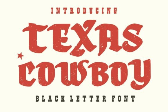 Texas Cowboy: The Bold Font That Transformed My Brand Identity