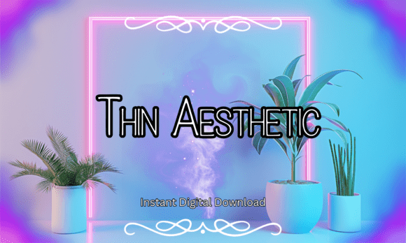 Thin Aesthetic: The Modern Typeface for Polished Brand Identity